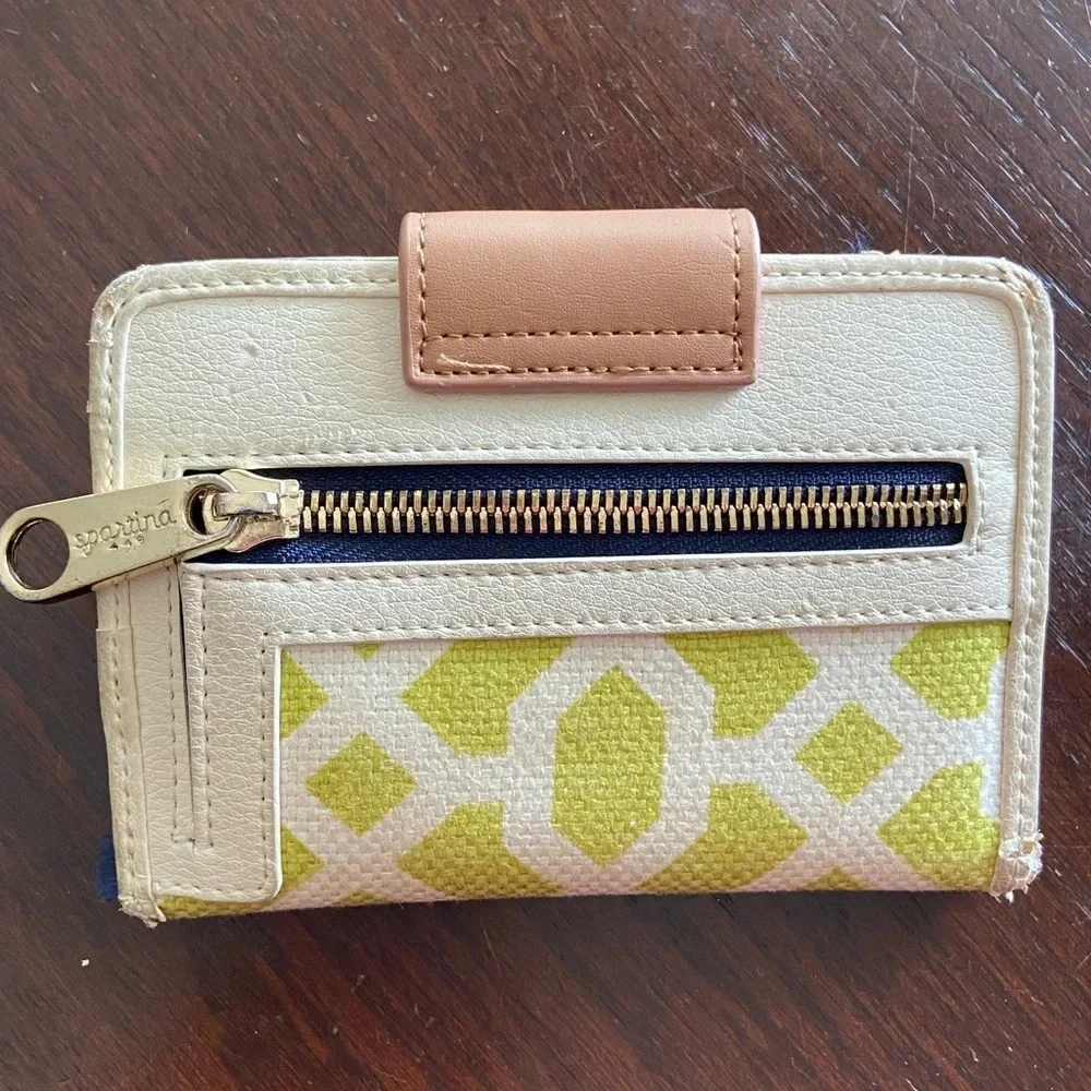 💜 Spartina 449 Heyward Yacht Club Mini Wallet Retro Pineapple